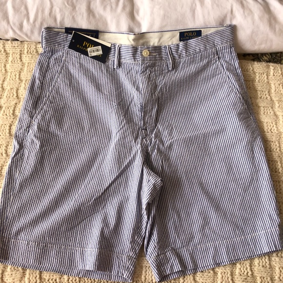 Seersucker Polo Ralph Lauren Men’s Shorts - Picture 5 of 11